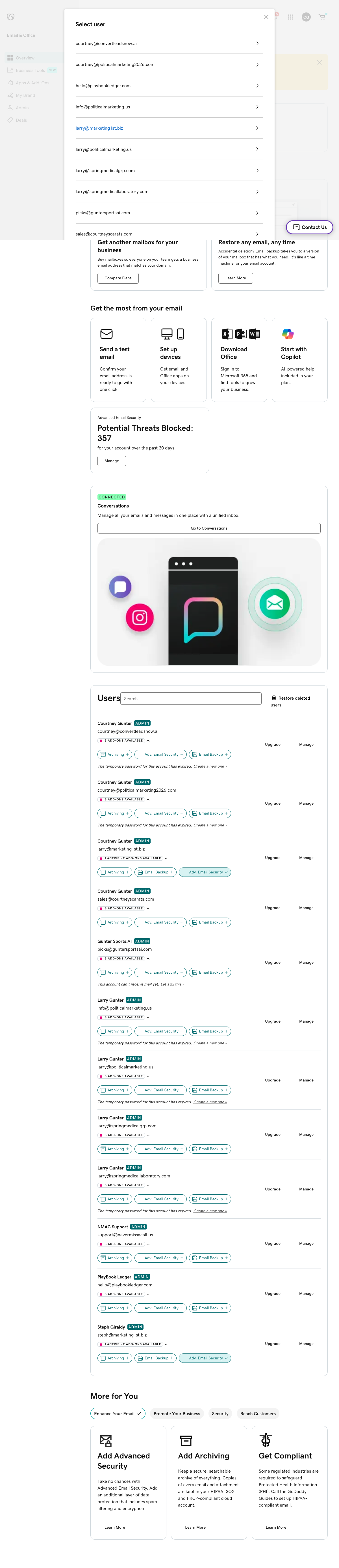 Marketing1st follow-up dashboard for campaign communication